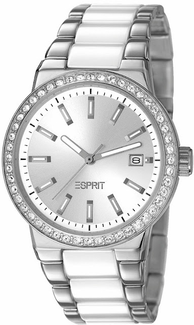 Esprit Timewear Opera of Allure - Feather Ceramic White Watch Price India