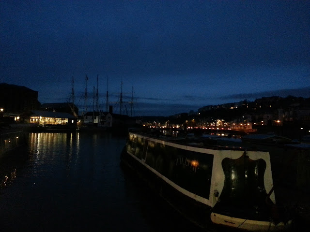 Bristol Harbour at Night