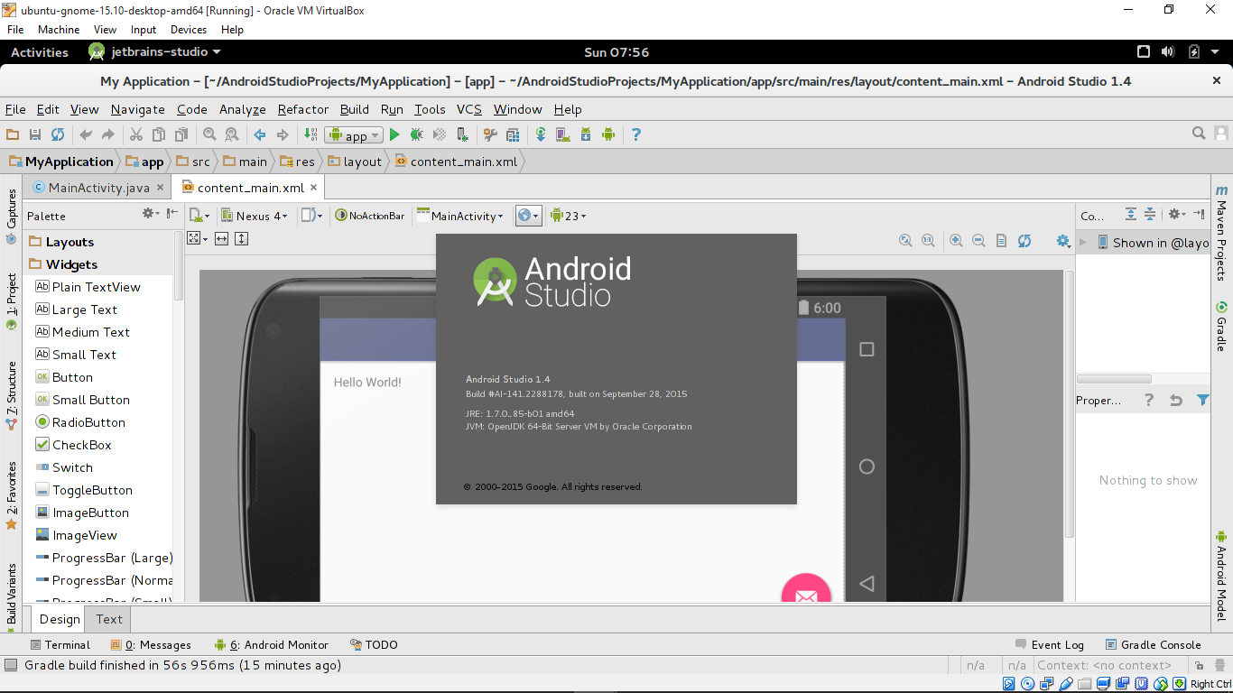 Android Development Studio Ubuntu – SIFT