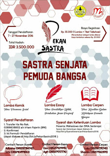 Lomba Karya Sastra LPM MeMI Fakultas Ekonomi dan Bisnis UNSOED Lomba Karya Sastra LPM MeMI Fakultas Ekonomi dan Bisnis UNSOED