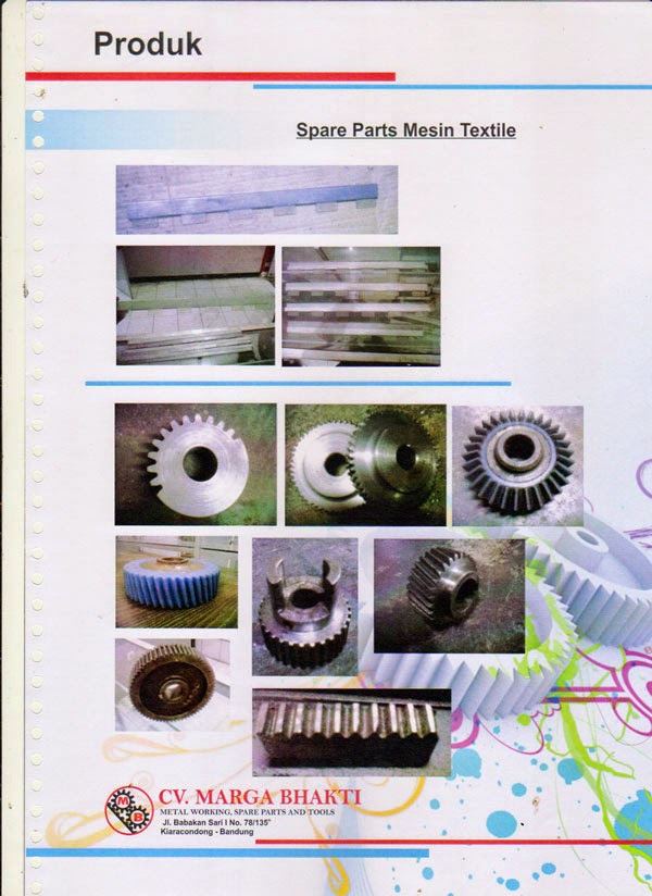 Spare Part Mesin Textile CV MARGA BHAKTI