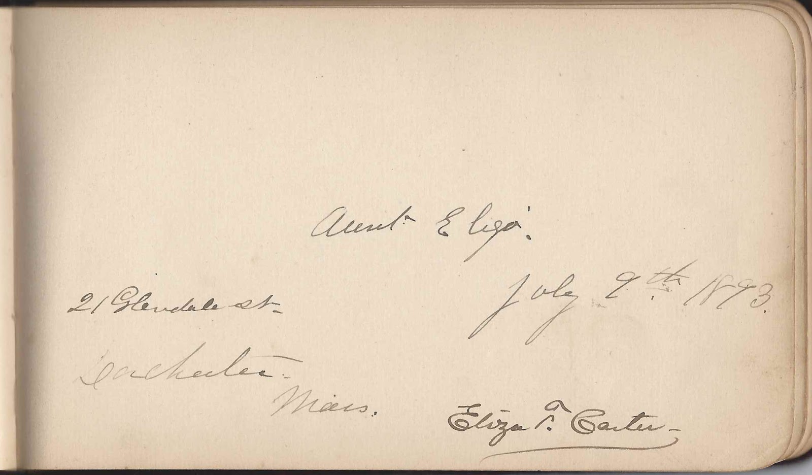 Heirlooms Reunited: Charlotte's 1890s/1900s Autograph Album with DeVeau ...