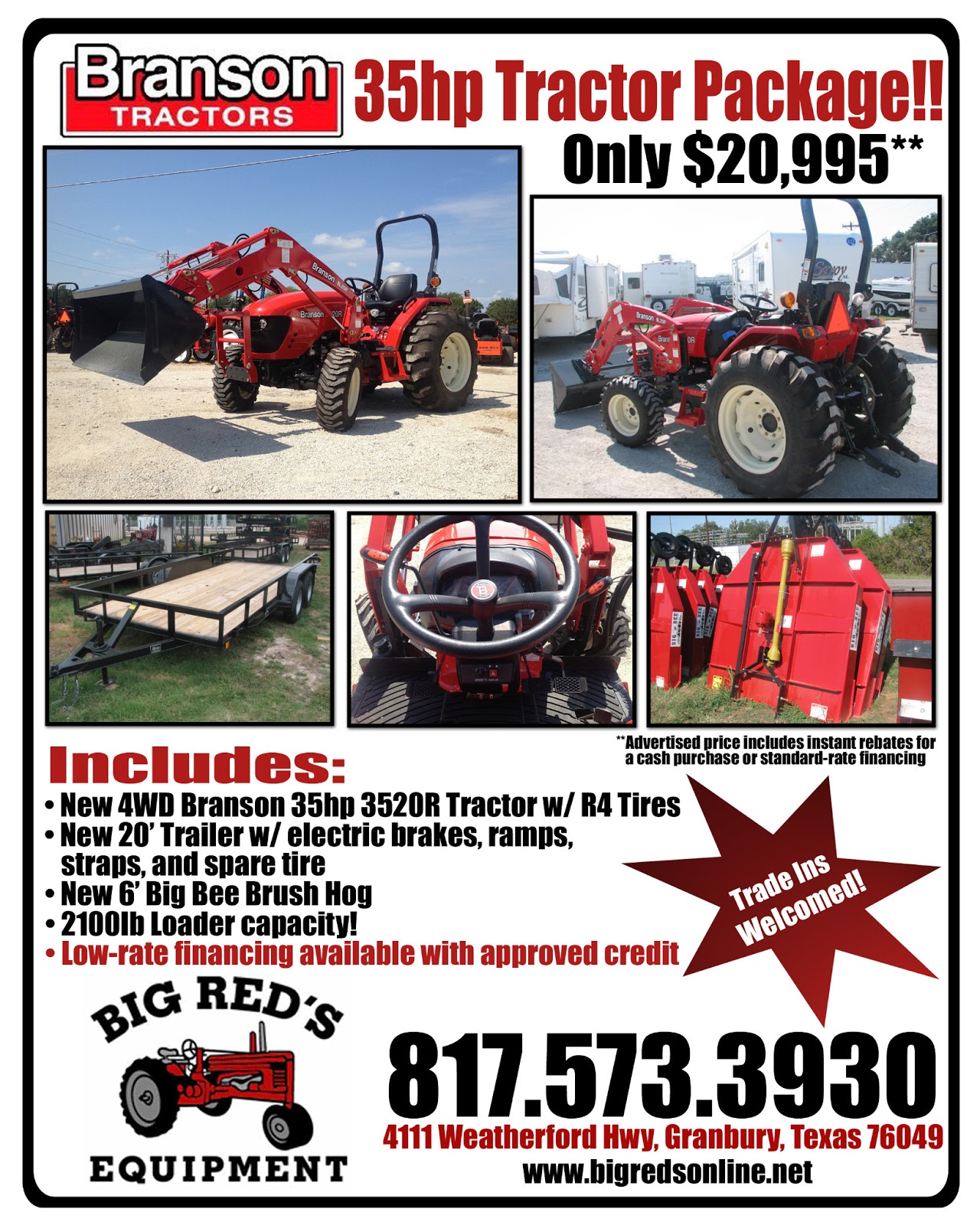 Big Red's Equipment Sales & Rentals