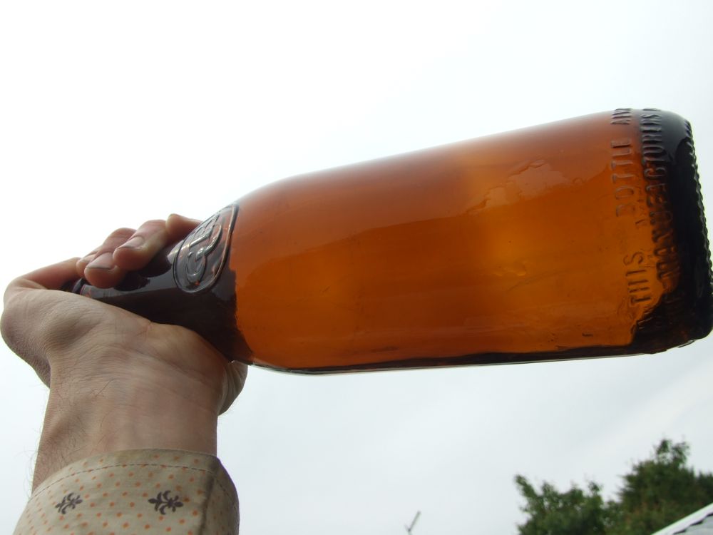 Cleaning old beer bottles for brewing