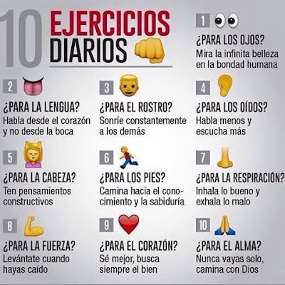 10 ejercicios diarios para estar mejor