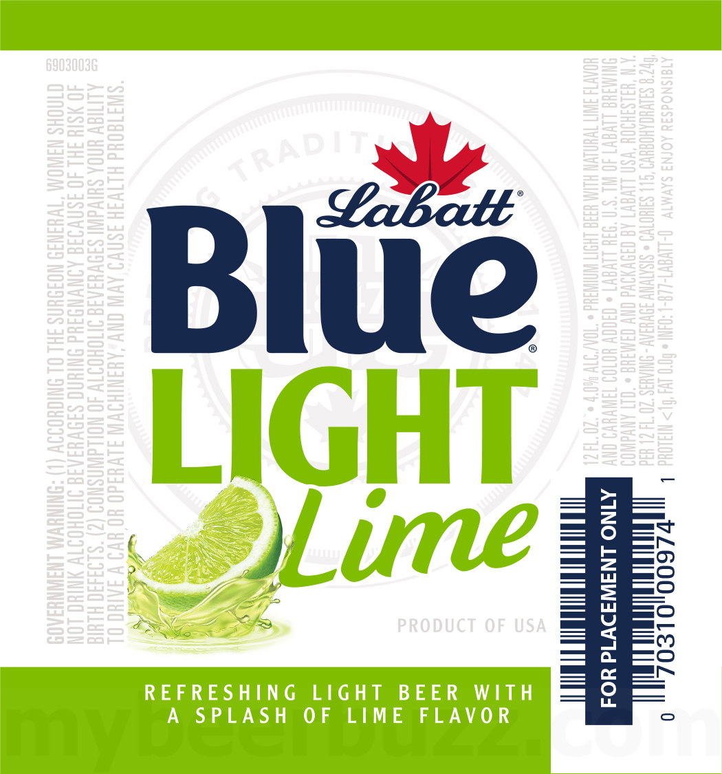 Labatt Adding Blue Light Grapefruit, Lime & Blood Orange mybeerbuzz