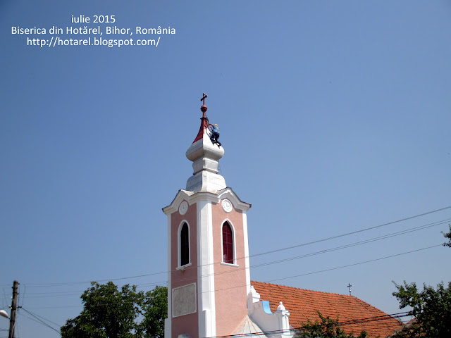 Biserica din Hotarel, Bihor, Romania iulie 2015 ; satul Hotarel comuna Lunca judetul Bihor Romania