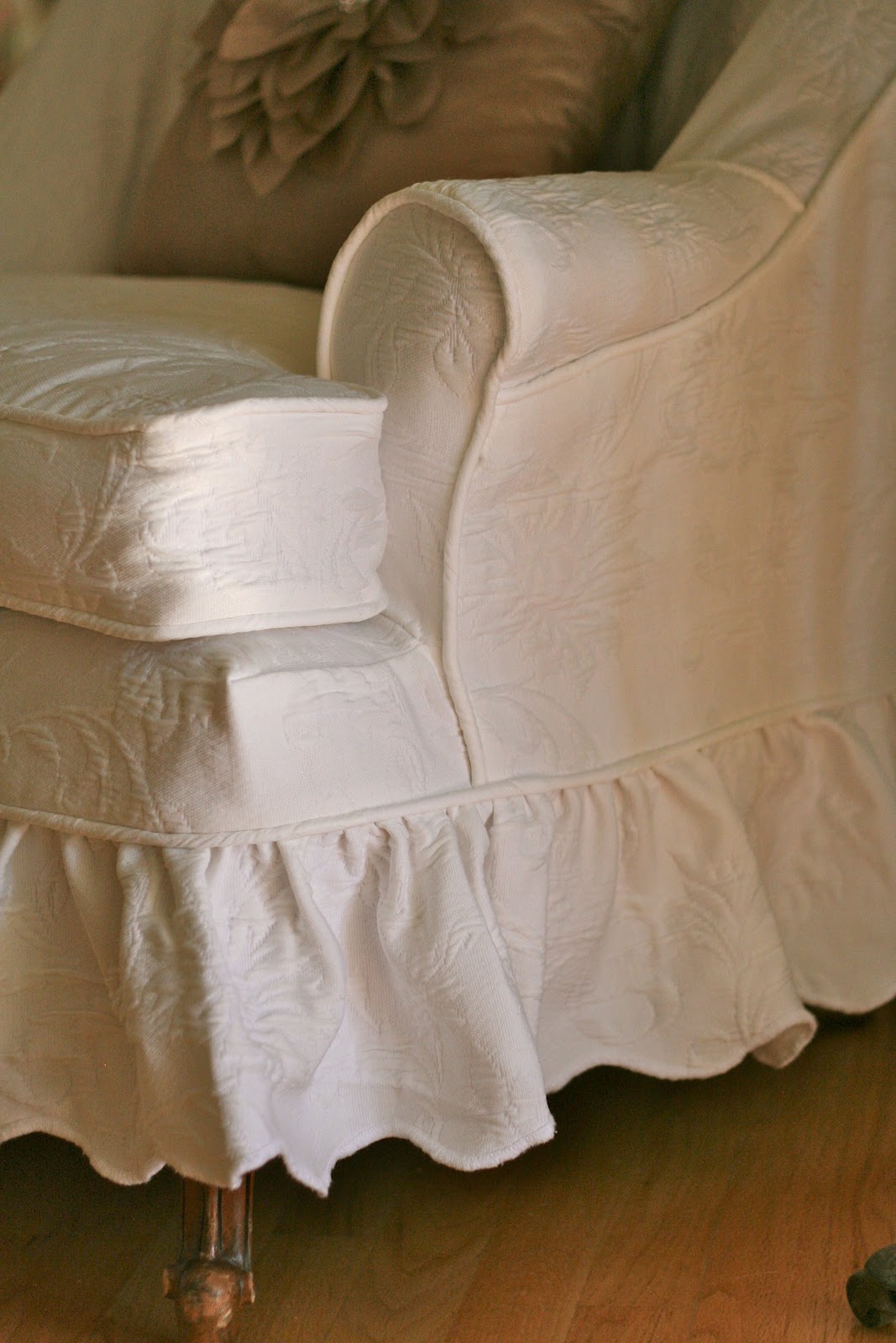 Custom Slipcovers by Shelley Matelesse Bedspread Slipcover