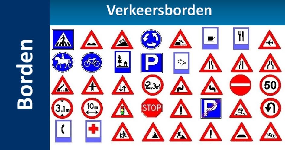 Schoolvereniging Rehoboth: Verkeersborden