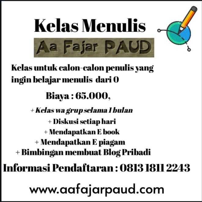 KELAS MENULIS AA FAJAR