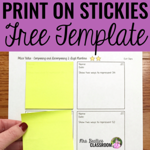 Printing on sticky notes is simple when you follow these easy steps! Post-Its will become a fixture in your classroom when you discover how this is done. Take a look at one practical example for using sticky notes in your classroom in this blog post!