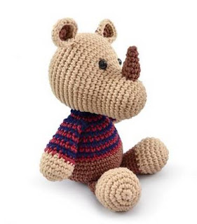 PATRON GRATIS RINOCERONTE AMIGURUMI 37872