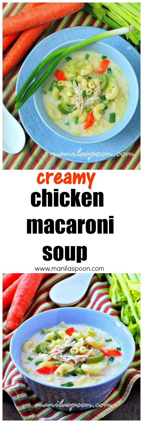 Creamy Chicken Sopas (Filipino Chicken Macaroni Soup) Manila Spoon