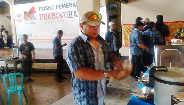 Posko Pemenangan Prabowo di Bali Buka Dapur Umum