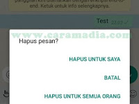 Cara Menarik Pesan yang Salah Kirim di WhatsApp Cara Menarik Pesan yang Salah Kirim di WhatsApp