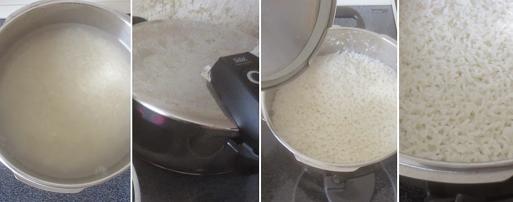 Zubereitung Reis im Schnellkochtopf