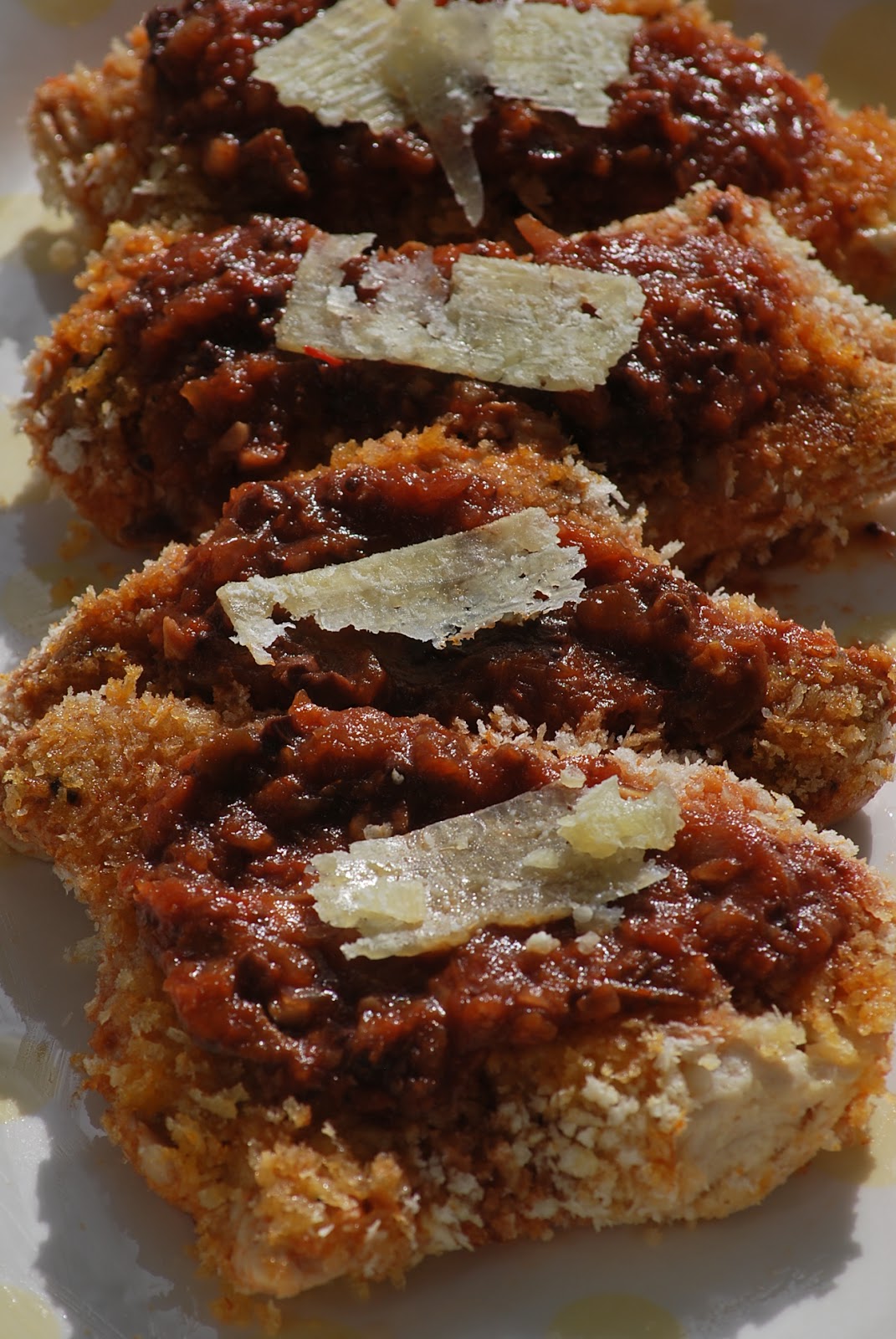 My story in recipes Crisp Chicken Marinara