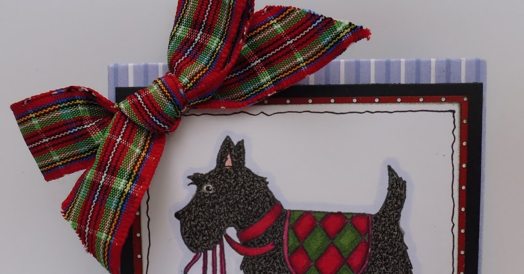 Little Claire's Designs: Christmas Scottie Dog mini album
