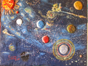 LOS PLANETAS  (CUADRO DE 80X68