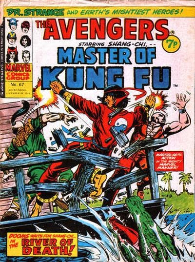 Marvel UK, The Avengers #67, Shang-Chi