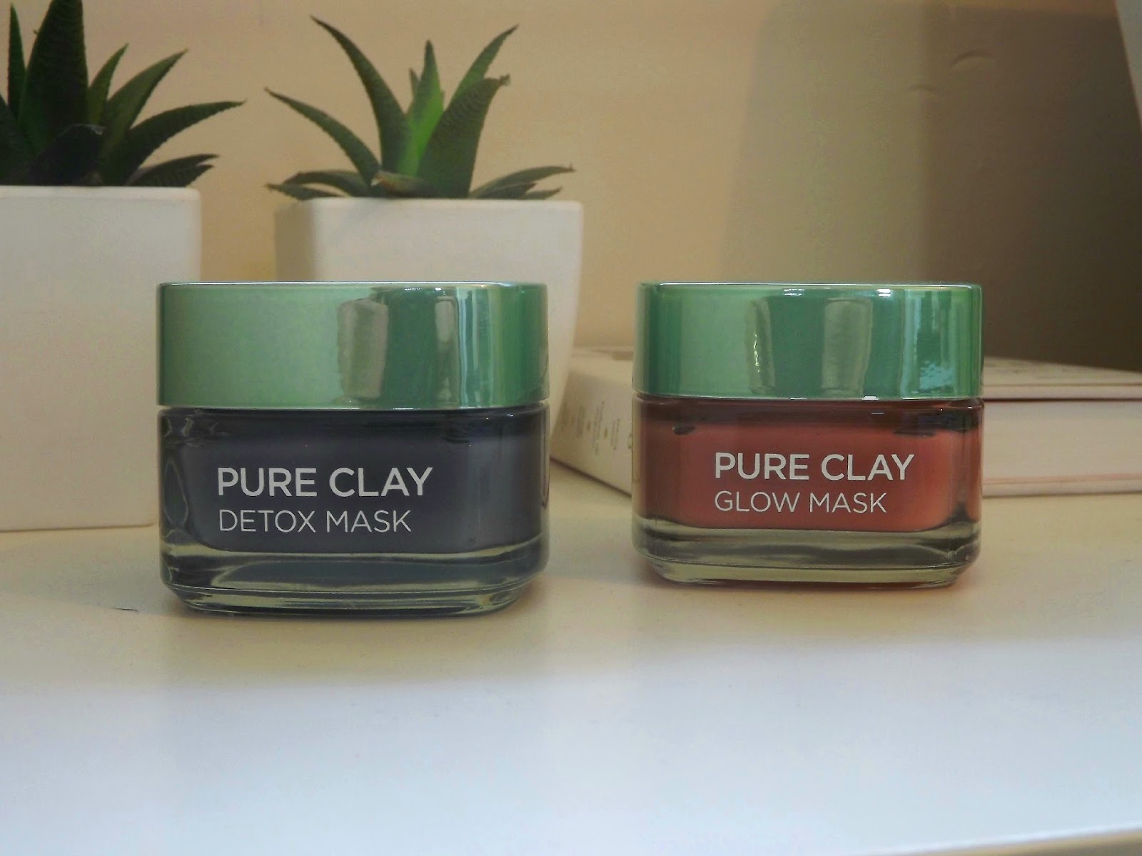 Beauty Loreal Pure Clay Face Masks. Detox & Glow. Claire Mac
