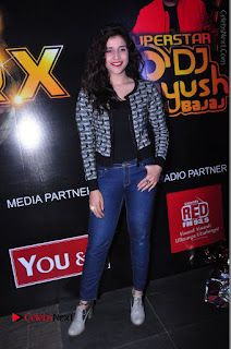 Actress Mannara Chopra Stills in Jeans at Sparx 2017 Curtain Raiser Event  0191