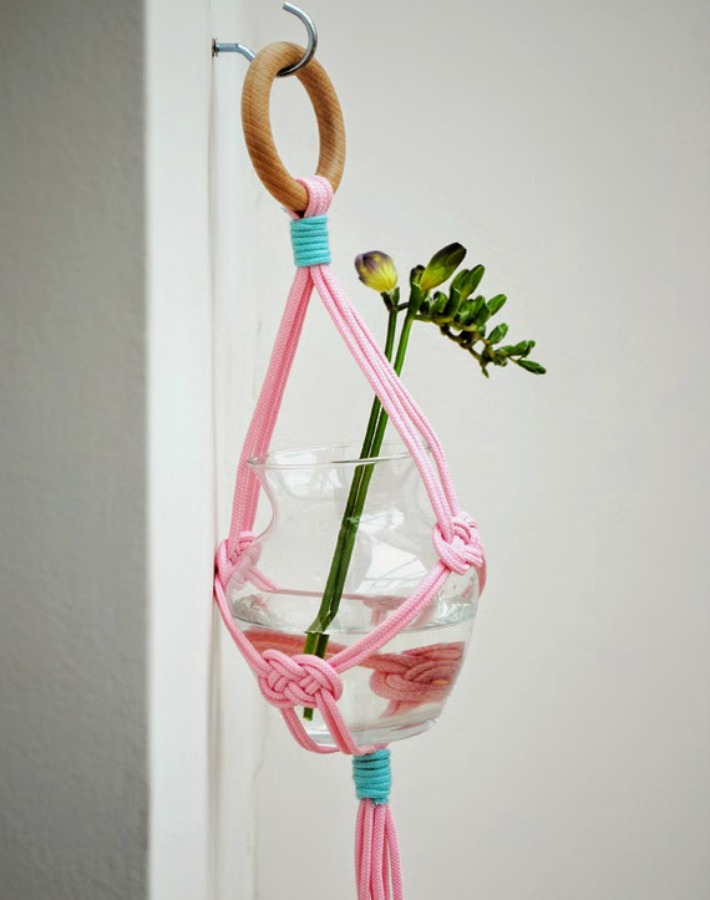 4 tutoriales para decorar con macramé