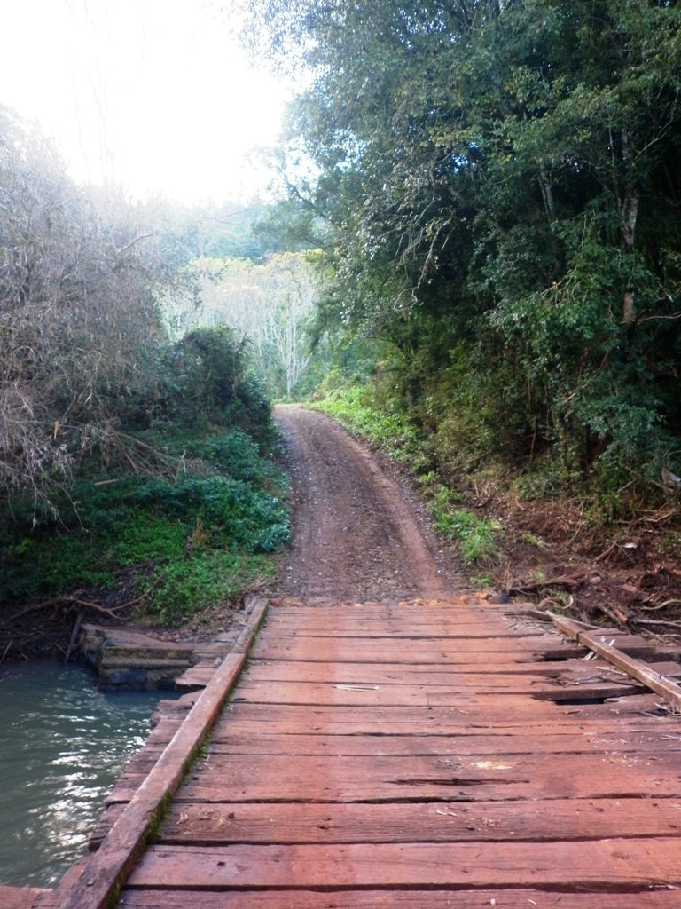 SALTO CARPES - Florentino Ameghino - Misiones: EL VIEJO PUENTE DE