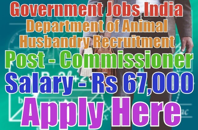 Animal Husbandry Department Recruitment 2017 | Government Jobs India -  JobsGovInd