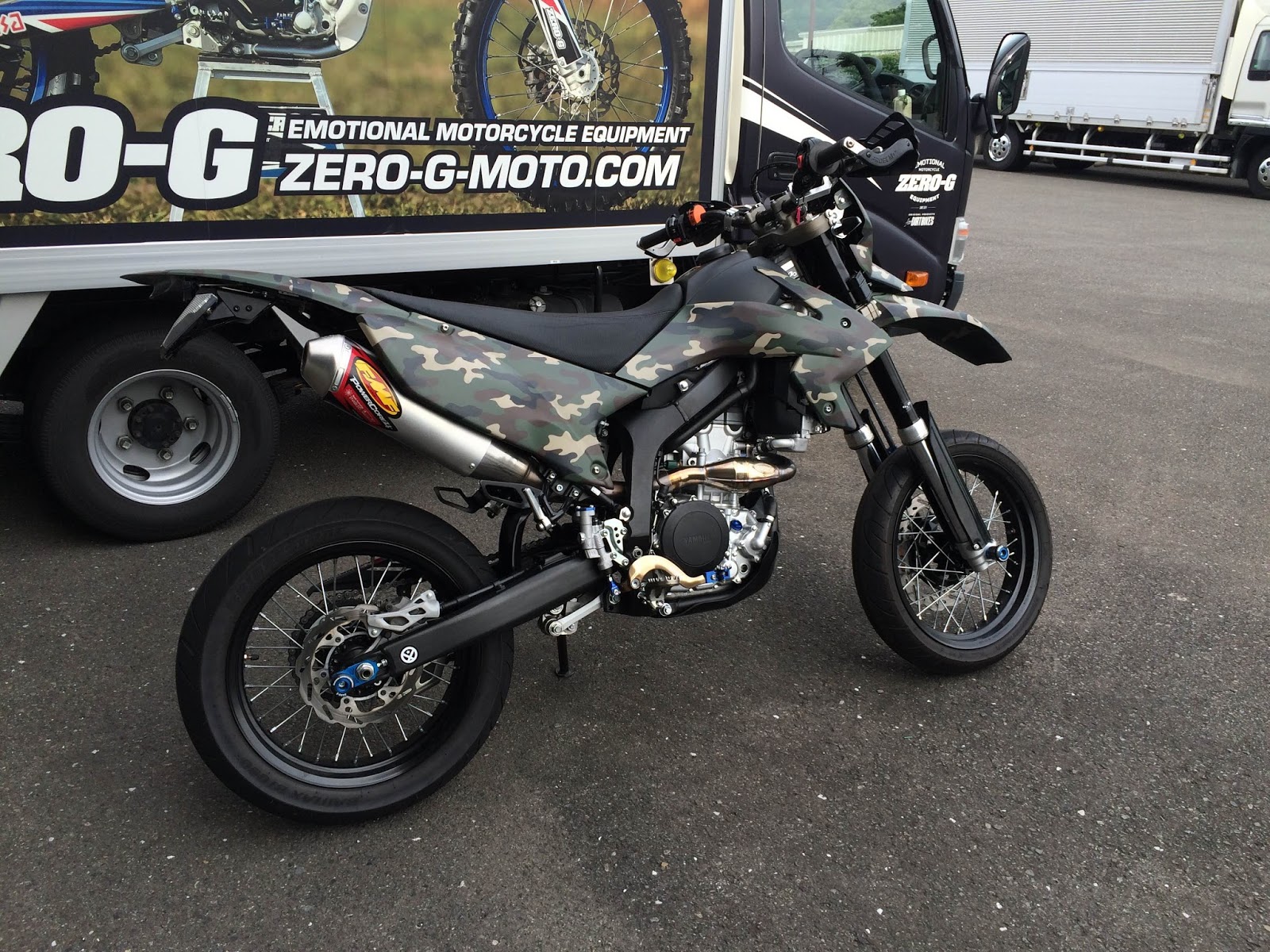 WR250X WR250R ZERO-G ヘッドライトカウル YAMAH WR250X ZERO-Gサイド