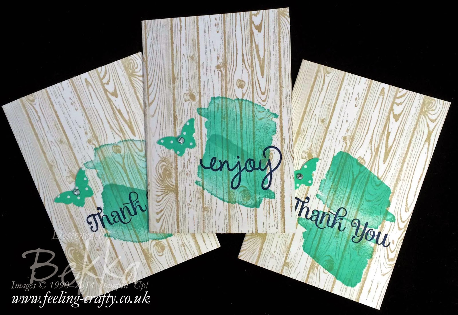 Simple Thank You Note Cards featuring Stampin' Up! Products - find out more here