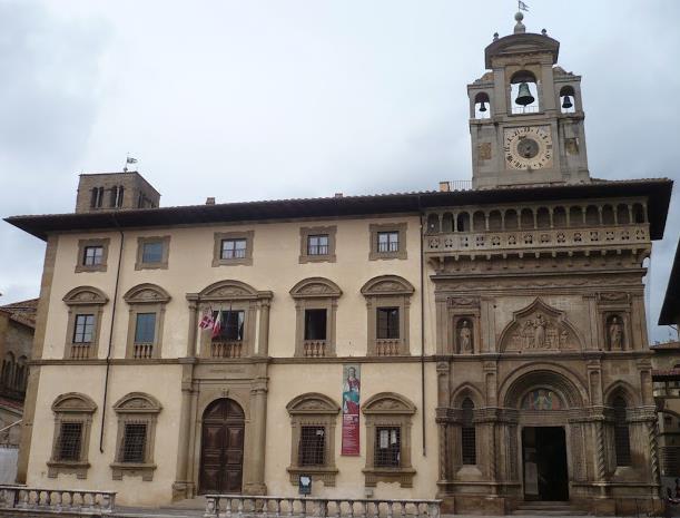 Palazzo del Tribunale in Piazza Grande ad Arezzo