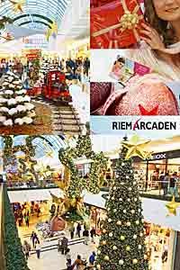 Die Weihnachtswelt in den Riem Arcaden bietet Aktionen + Angebote für das Weihnachtsfest