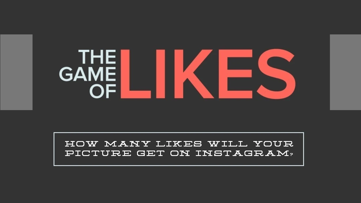 The Game Of Likes - The Picture Like Predictor - infographic