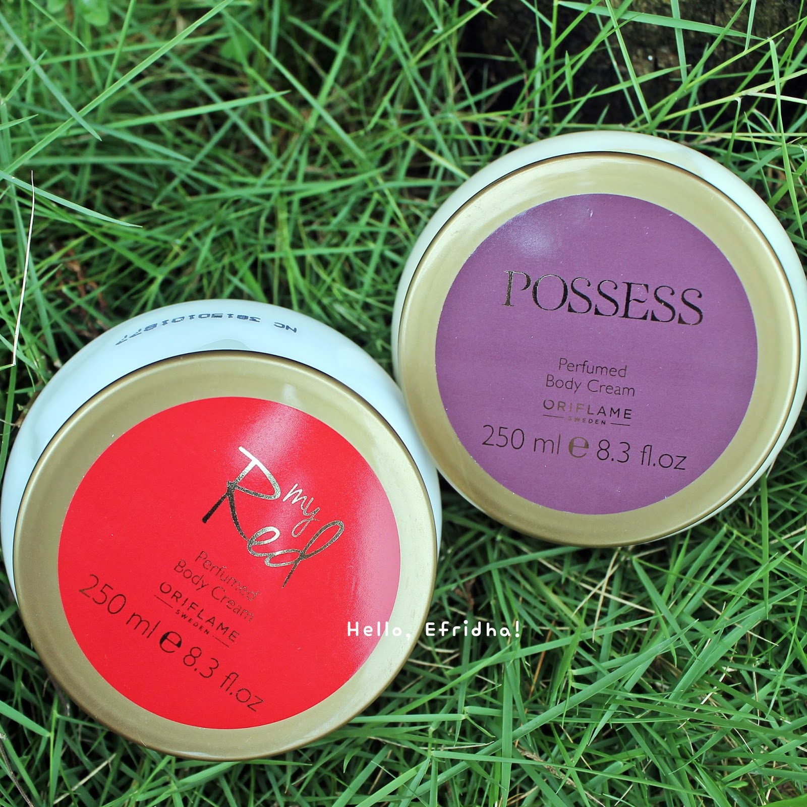 Review Oriflame Perfumed Body Cream (My Red & Possess) Hello, Gyt!