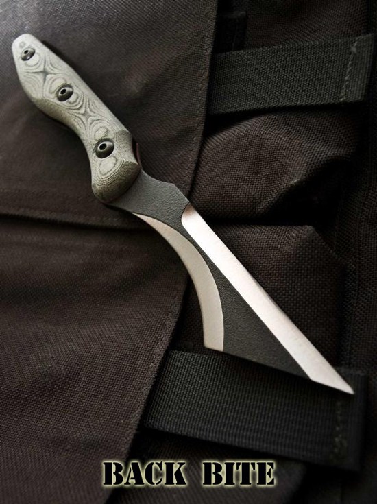 engravable pocket knives BACK BITE