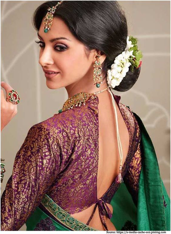25 Latest Silk Saree Blouse Designs For Wedding Season Bling Sparkle