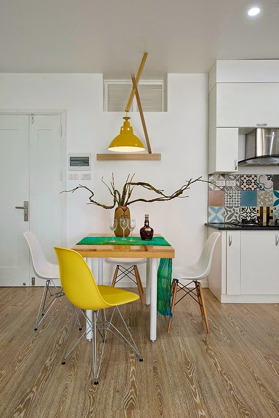 Apartamento decorado usando estampa de azulejo nos ambientes. Blog Achados de Decoração Apartamento decorado usando estampa de azulejo nos ambientes. Blog Achados de Decoração