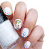 Manicura de Chip de La Bella y La Bestia con mi esmalte blanco favorito