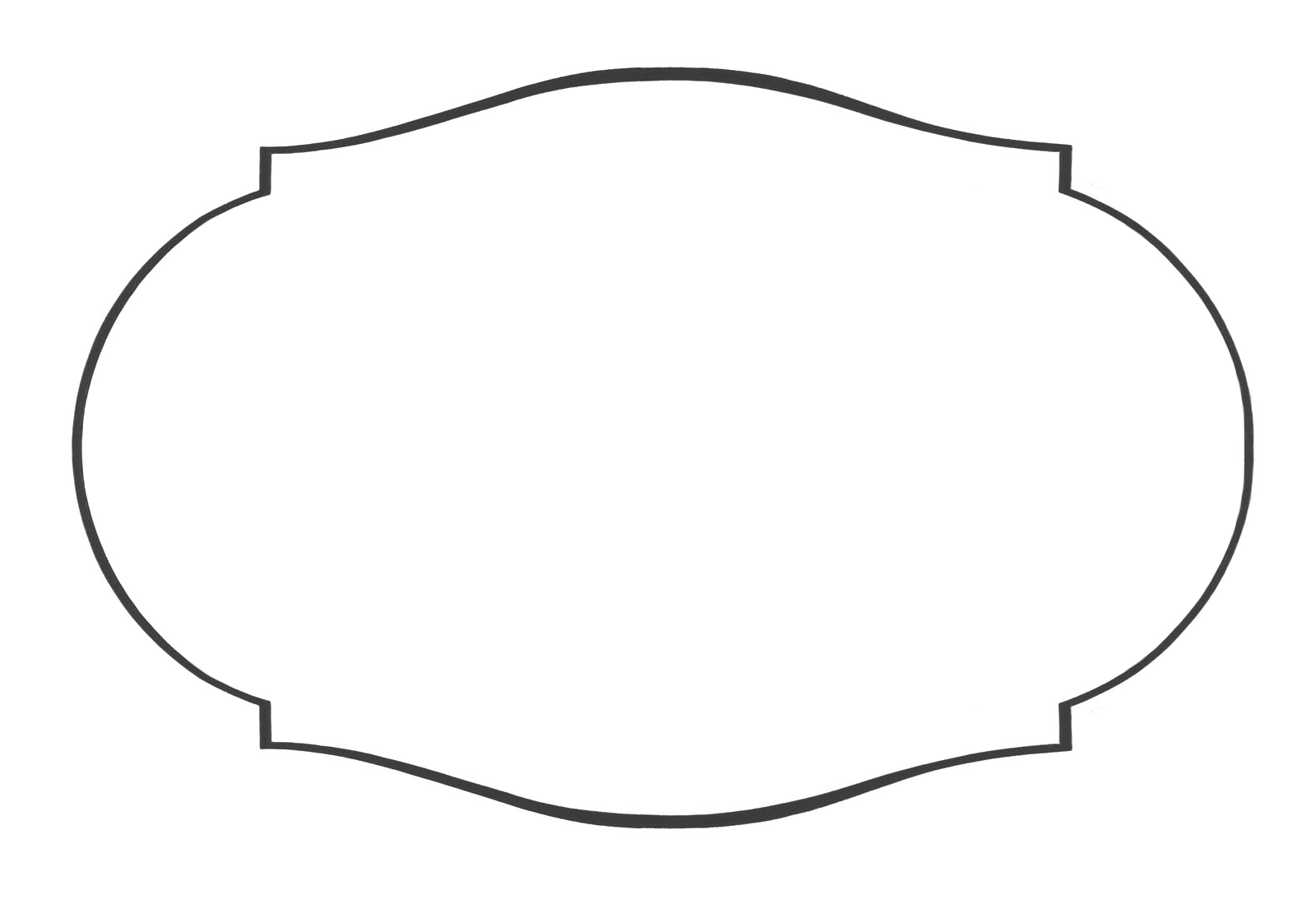 free label shapes clipart - photo #1