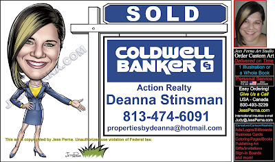 Coldwell Banker Real Estate Agent Sold Sign