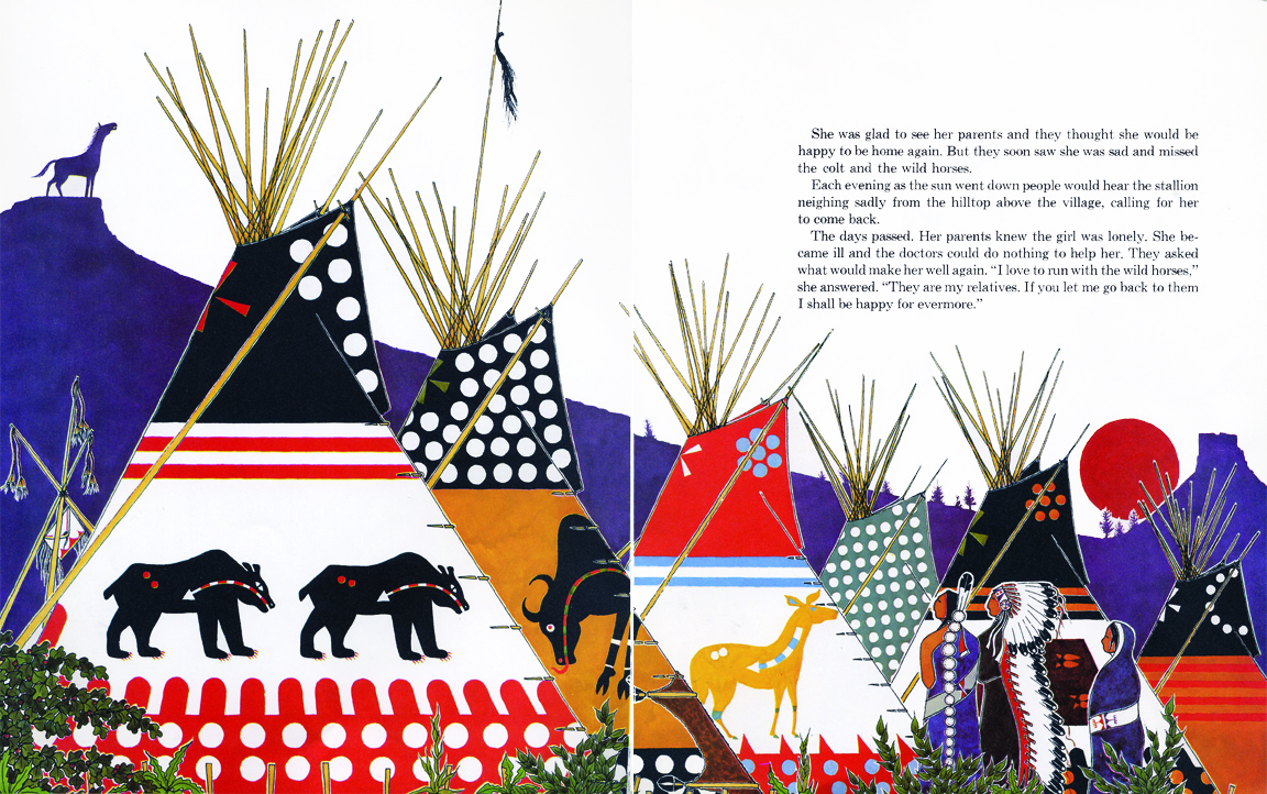 The Art of Children's Picture Books The Girl Who Loved Wild Horses