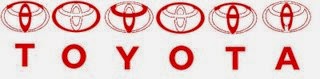 toyota logo letters hidden optical illusion