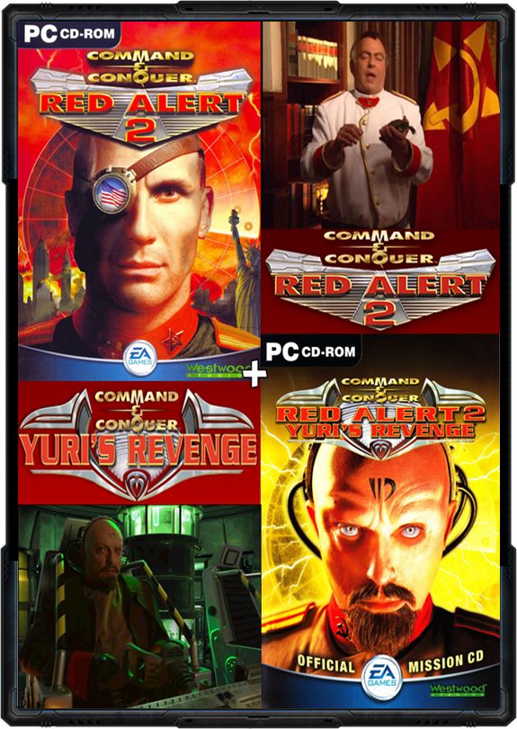 command and conquer red alert 2 box