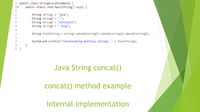 String concat() in java with example | JavaProgramTo.com