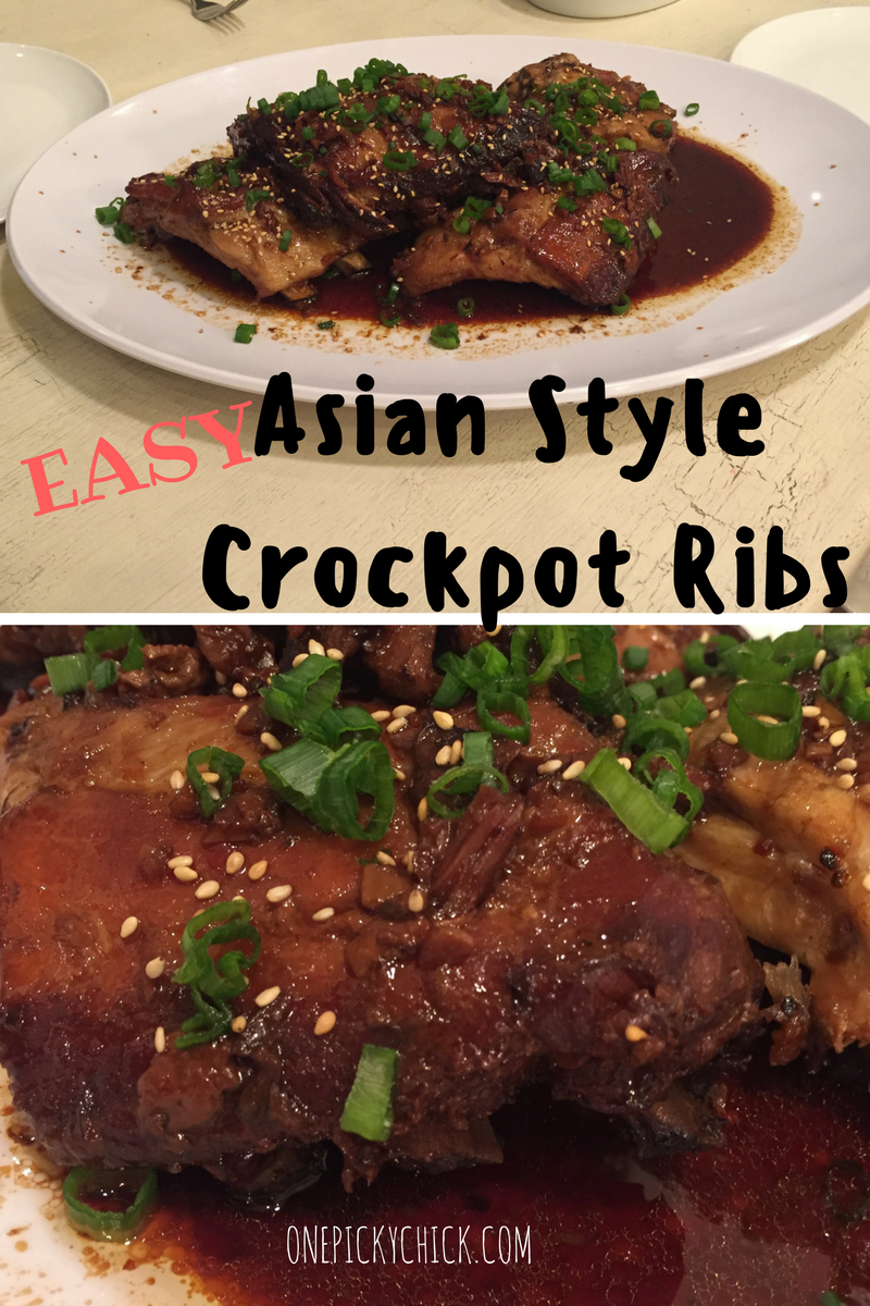 Easy Restaurant Asian Style Rib Crockpot recipe One Picky Chick