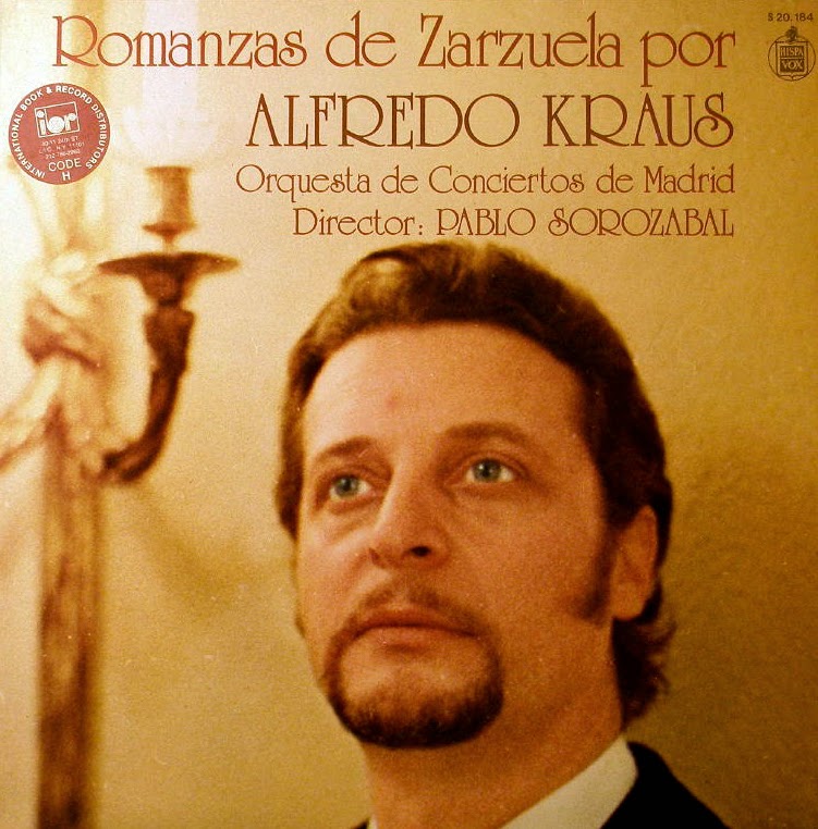 A Toda Zarzuela Alfredo Kraus (Romanzas de Zarzuela)