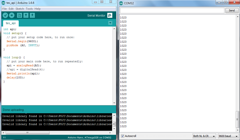 Flame Sensor (Sensor Api) Dengan Menggunakan Arduino | Tempat Belajar ...