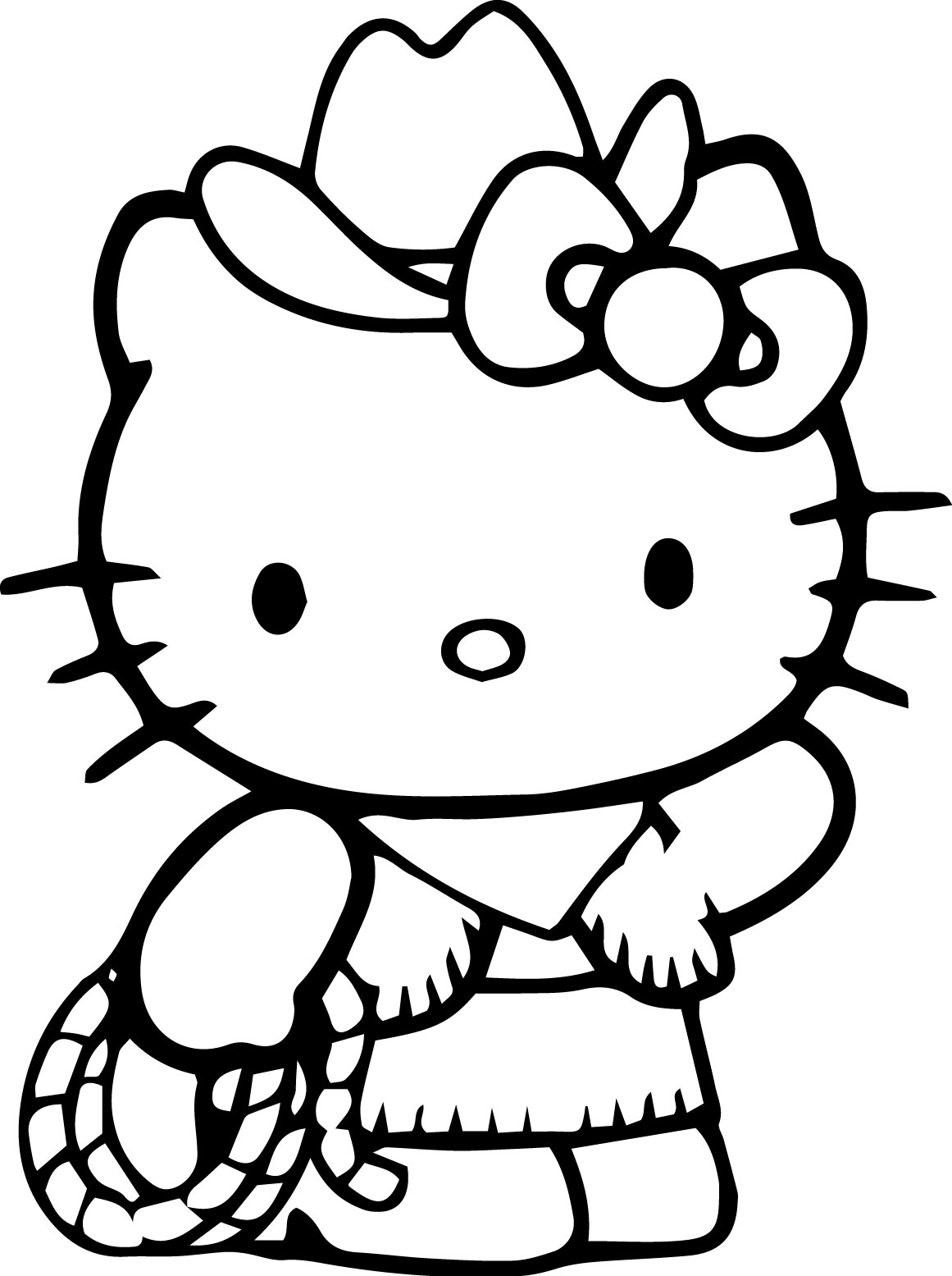 hel11jpg 11611555  Hello kitty colouring pages Hello kitty 