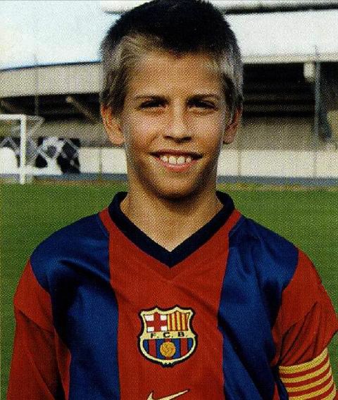 messi10chelseadiho: young gerrard pique